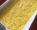 A picture of step 2 of Undvo/Hondhvo Gujarati savoury cake.