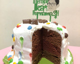 Foto langkah ke 6 dari resep CAKE ULTAH RUMAHAN no mixer no oven by irre_desirre.