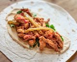 A picture of step 9 of Chicken Tahini Wrap (Chicken Wrap).