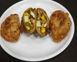 A picture of step 6 of Corn Patty.