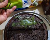 Foto langkah ke 8 dari resep Martabak Brownies Matcha (Tanpa Resting).