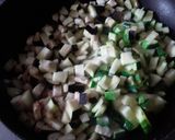 Foto del paso 8 de la receta: Pasta🍝con salsa de remolacha, calabacín y berenjena...🍝🥒🍆🌰🌶🍝