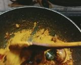 A picture of step 8 of Chettinad brinjal (kathirikai) masala.