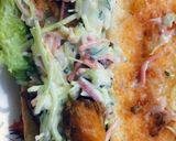 A picture of step 8 of Stickboti sandwich.