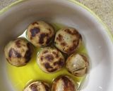 A picture of step 7 of Dal baati in appe pan.