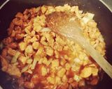 A picture of step 4 of Fettuccine pasta.