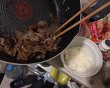 รูปขั้นตอนการทำที่ 3 ของ EZ Gyudon (ข้าวหน้าเนื้อ)