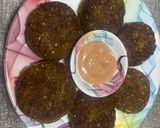 A picture of step 6 of Lentil, cereal, chickpeas mixed patties.