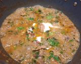 A picture of step 3 of Dahi Chicken Curry with Fenugreek Leaves.