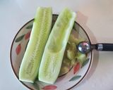 Foto del paso 1 de la receta: Barcas de pepino