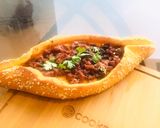 A picture of step 5 of Mince Khachapuri.