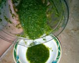 A picture of step 5 of Green Chutney.