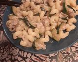 Foto del paso 4 de la receta: Fideos con zucchine y atún