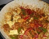 A picture of step 7 of Chicken jalfrezi.