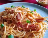 Foto langkah ke 6 dari resep Spaghetti Kimchi - creamy.