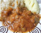 Foto del paso 5 de la receta: Dados de lengua estofada con guisantes (en olla rápida o exprés)