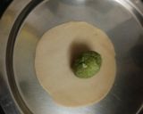 A picture of step 4 of Tuvar / Lilva  kachori.