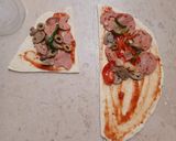 A picture of step 4 of Calzones.