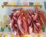 肉絲炒空心菜的食譜步驟1照片