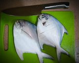 A picture of step 1 of Stuffed Green Pomfret Delight: Crispy, Spicy, and Irresistible.