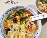 Hình bước làm 8 của món Súp Gà kiểu Hoa/ Chicken Egg Soup
