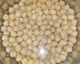 A picture of step 1 of Fried Boondi Chaat.