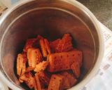 A picture of step 1 of Eggless chocolate Biscuit cake 🎂.