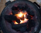 A picture of step 7 of Lemon cake (charcoal jiko baked).