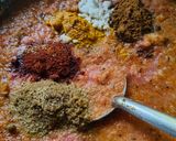 A picture of step 4 of Rajma chawal.