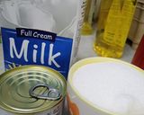 A picture of step 1 of Firni (eid special).