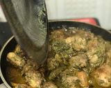 A picture of step 9 of ‘Chicken Cafreal’: A Popular Goan Green Chicken Curry.
