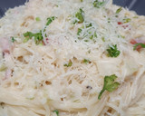 Foto del paso 4 de la receta: Salsa Alfredo con tropezones de bacon