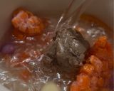 Foto langkah ke 2 dari resep Puree Ati Ayam Wortel #EdisiMPASI.