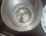 A picture of step 2 of Apple dates milkshake.