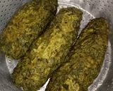 A picture of step 7 of Palak Kay Pattoray.