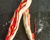 A picture of step 3 of Strawberry Babka Bread with Cream Cheese Frosting.