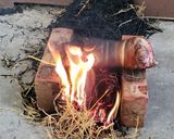 Hình bước làm 1 của món Móng giò giả cầy ngày thu