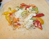 A picture of step 4 of Calzone.