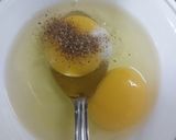 A picture of step 1 of Egg cheese paratha.