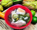 Foto langkah ke 7 dari resep Sup Tuna Kemangi Kuah Asam Segar.