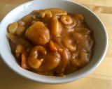 A picture of step 9 of Shrimp Curry.