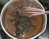 Foto langkah ke 3 dari resep Kue Coklat Lumer _ CHOCOLATE MOUSSE CAKE.