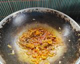 A picture of step 3 of Soya chunks pulao.