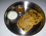 ஆலு பரோட்டா(aloo parotta recipe in tamil) ரெசிபி ஸ்டேப் 9 புகைப்படம்