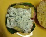 A picture of step 8 of Lamb burger.