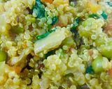A picture of step 6 of Veg Quinoa Pulao.