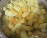 A picture of step 2 of Mashed matoke.