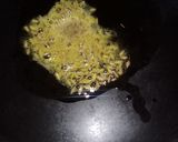 A picture of step 1 of Papad boondi ki sabzi.