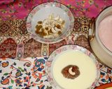 A picture of step 12 of Gulab jamun with Rabri rose flavour and in butter scotch, vanilla, rajbhog flavour.
