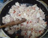 Foto del paso 4 de la receta: Pollo a la crema con fideos